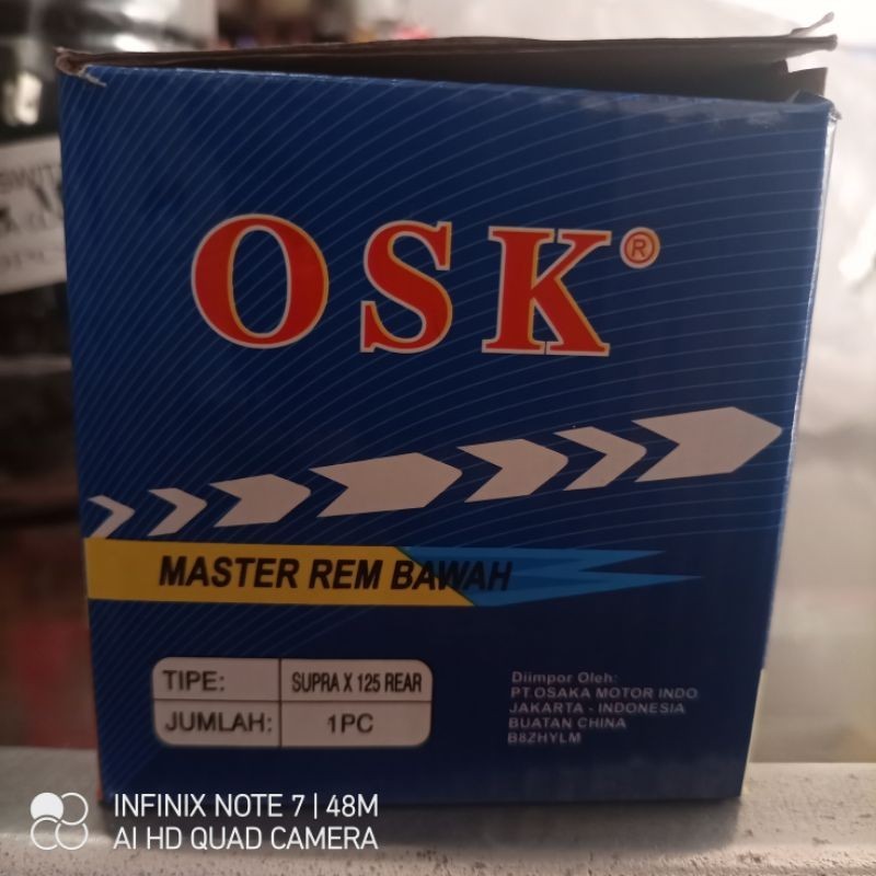 kaliper Supra x 125 belakang osk