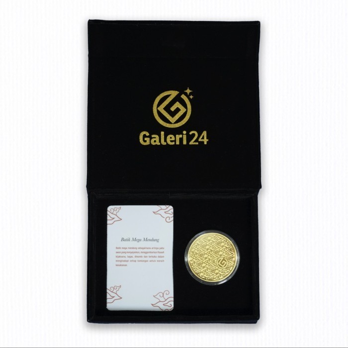 Emas Batangan Batik Mega Mendung 10 GRAM - Emas Galeri 24