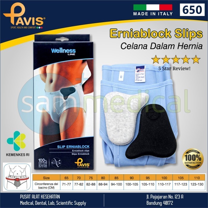 PAVIS Celana Dalam Hernia / Celana Hernia Made in ITALY 650