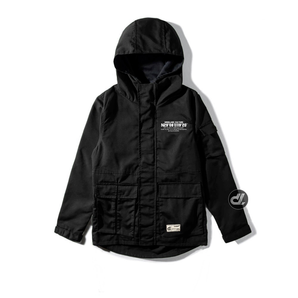 Dreeland Jacket Parka Force Mate Black