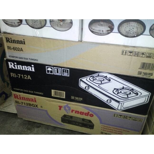 RINNAI Kompor Gas 2 Tungku RI-712 A - 712A RINNAI