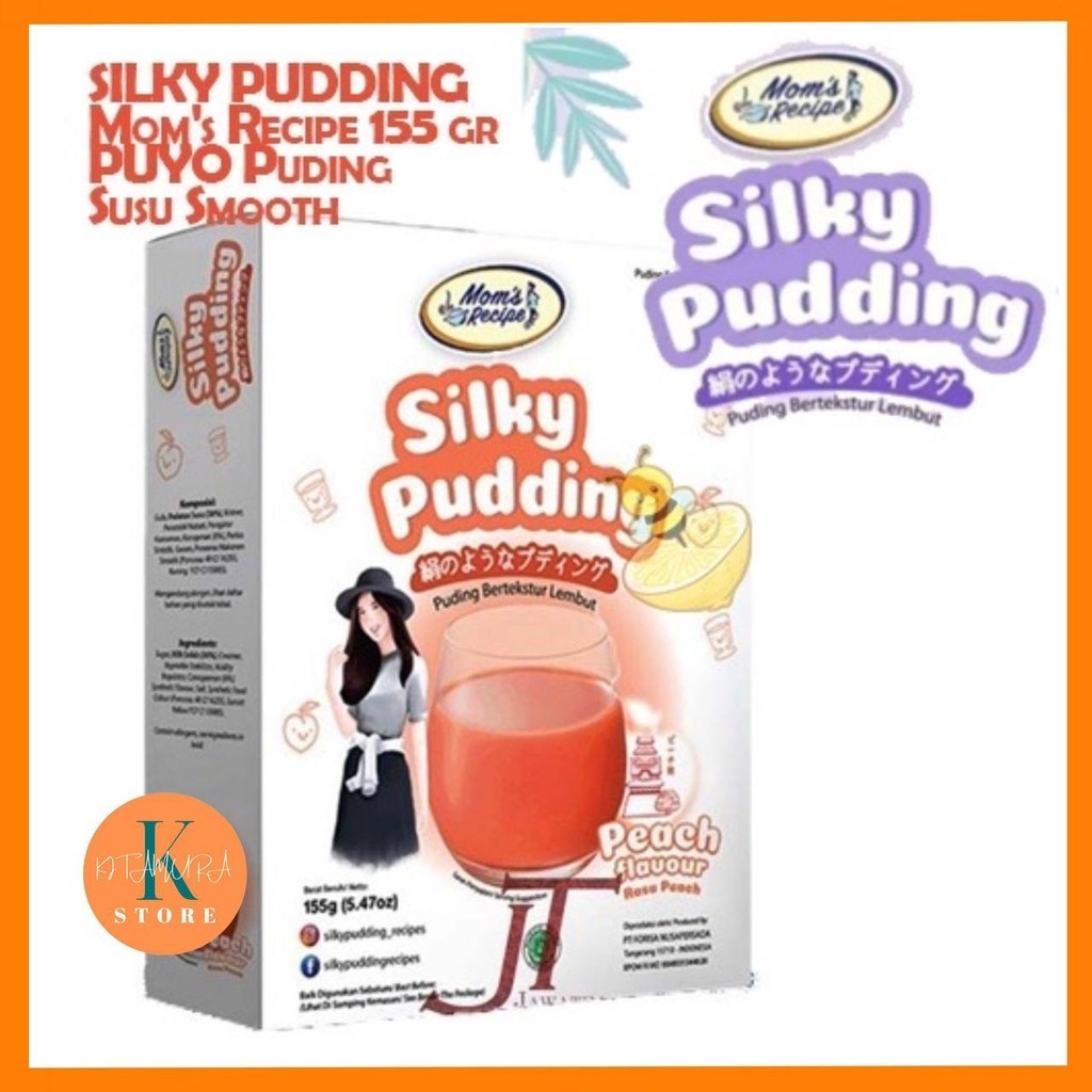 

SILKY PUDDING Peach Forisa Mom's Recipe 155g PUYO Puding Susu