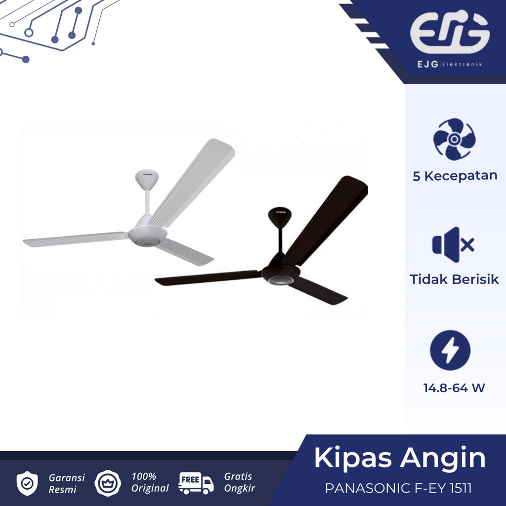 Kipas Angn Gantung - Ceiling Fan Panasonic F-EY 1511 F-EY1424-K