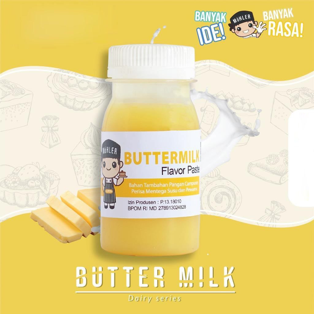 

✨ TOMOTOSTORE ✨ MOHLER Pasta Perisa Pewarna Mentega Susu / Buttermilk