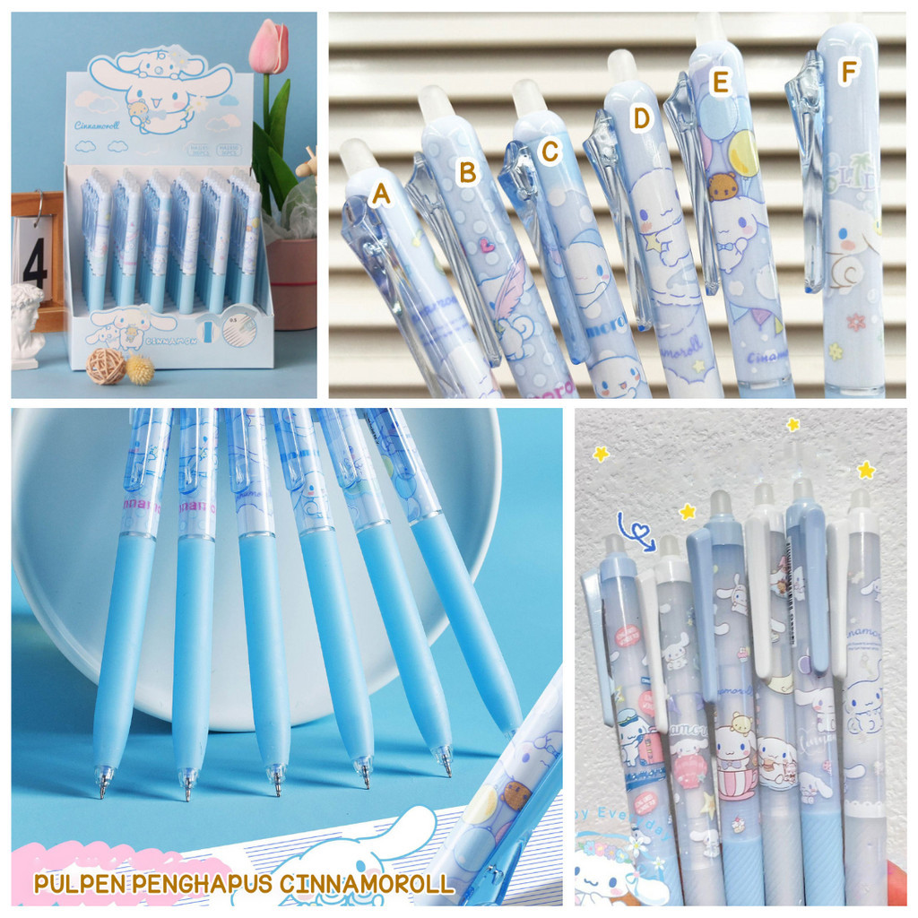 

VIRAL PROMO FLASHSALE - PULPEN PENGHAPUS CINNAMOROLL 1218 1850 TINTA BIRU 0.5MM | PEN TINTA BIRU | PEN PENGHAPUS | PEN CINNAMOROLL | CINAMORROL | CINAMOROL | ALAT TULIS SEKOLAH