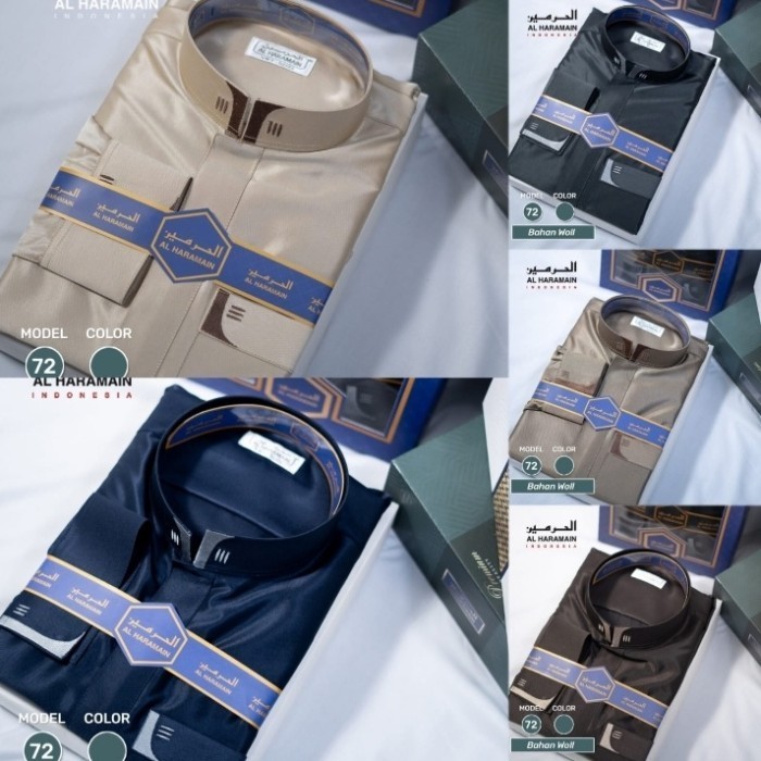 Al Haramain woll  /Jubah woll/gamis woll  - sesuai chat, 54/22