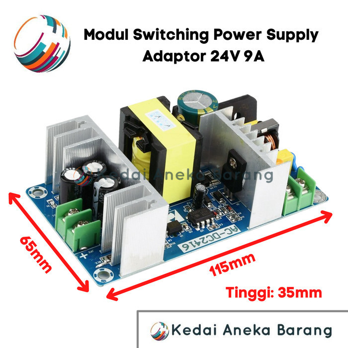 Module Modul Switching Power Supply PSU 24V 9A AC-DC AC - DC Adaptor