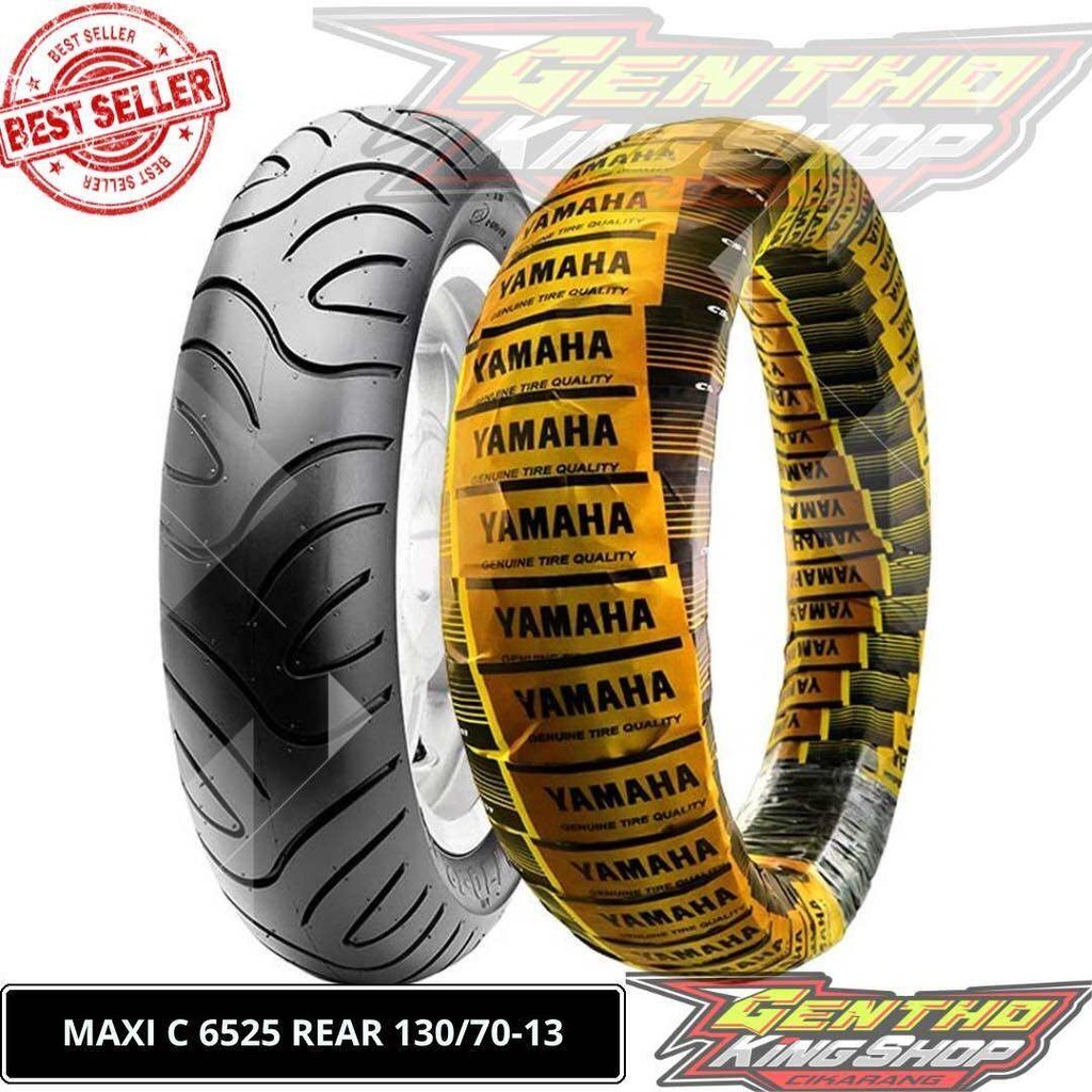 BAN LUAR MOTOR TUBELESS MATIC NMAX BELAKANG MAXI C 6525 130/70 RING 13 ORIGINAL
