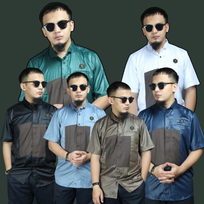 Kemko Pendek Al Amwa Kemeja Koko Kurta Koko Al Amwa Lengan Pendek  Koko Al Amwa  Kurta Al Amwa  AL A