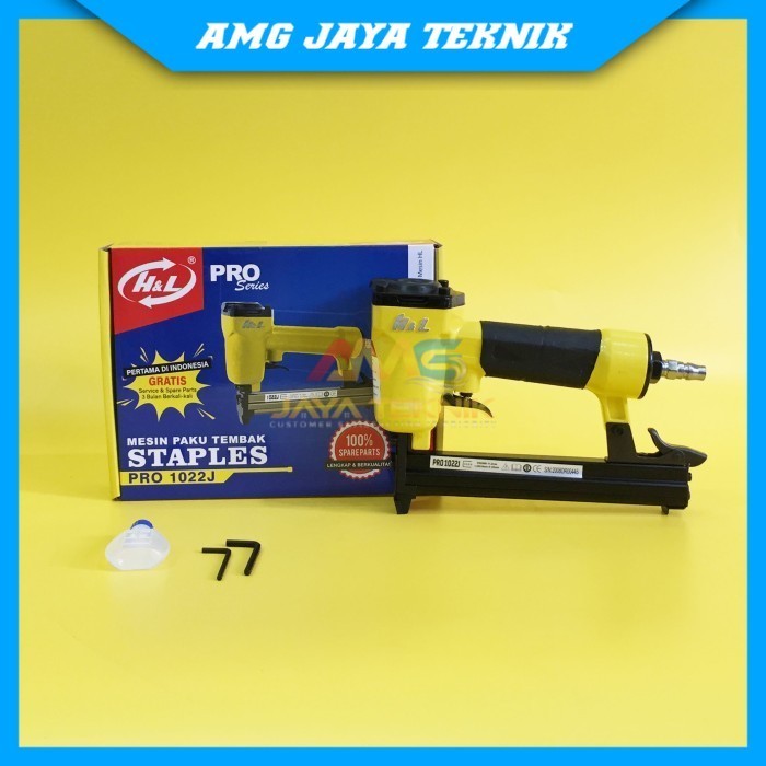

HL PRO 1022J / MESIN PAKU TEMBAK ANGIN STAPLES STAPLER / H&L PRO1022J