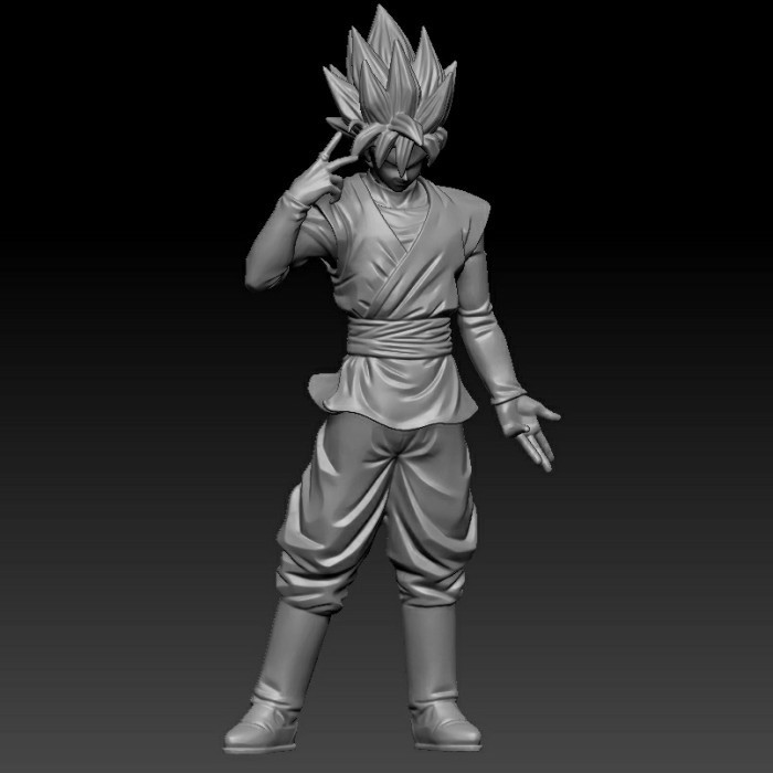 Diorama figure skala 64 goku peace miniatur Mini GT