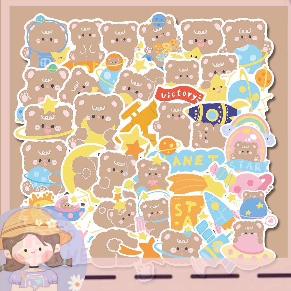 

PROMO 25 pcs Stiker Motif Kartun Astronot Beruang Anti Air Untuk Dekorasi Laptop HELLO.NUZA