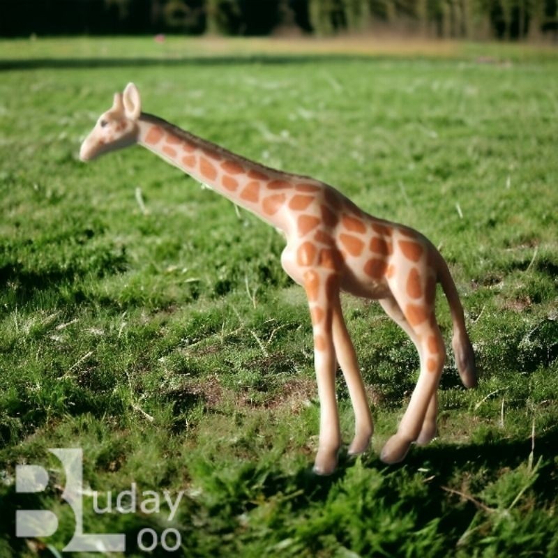 Figure Mainan Miniatur  Jerapah Giraffe 6 cm Binatang Hewan Buas Wild Animal Figure