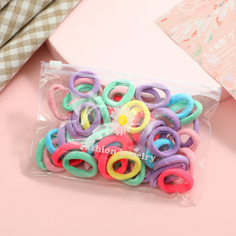 Grosir⭐COD✨Lingkaran Rambut Anak Perempuan Merajut Handuk Lingkaran Anak Perempuan Kecil Berwarna Ka