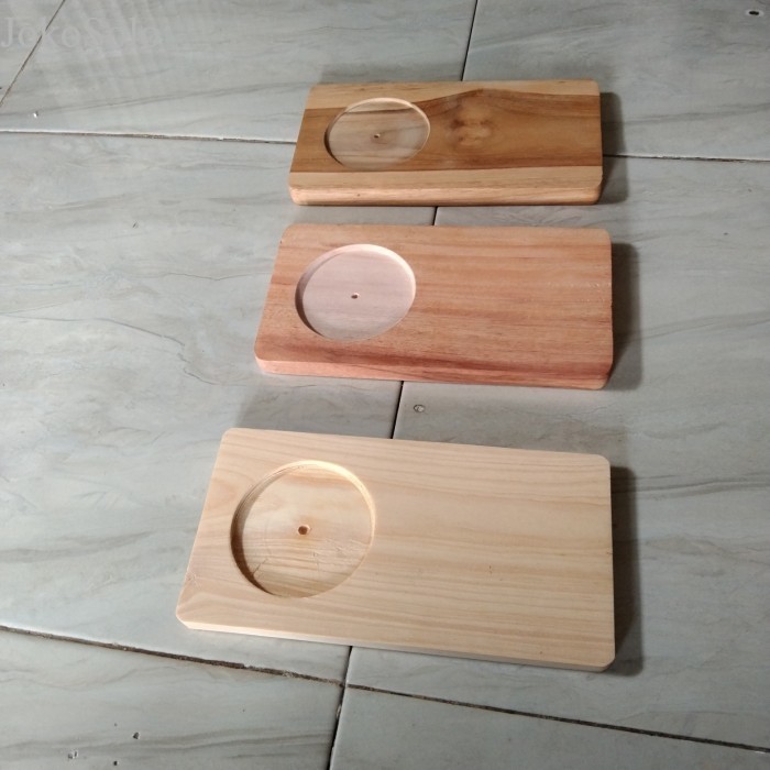 

Alas Gelas Kopi/Alas gelas Kayu Pinus/Nampan kayu kopi Kayu Coak 8cm - Coak Pnus 23x12 murah