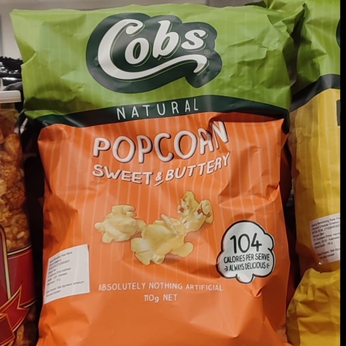 

NEW COBS POPCORN SWEET &BUTTERY 110GR IMPOR
