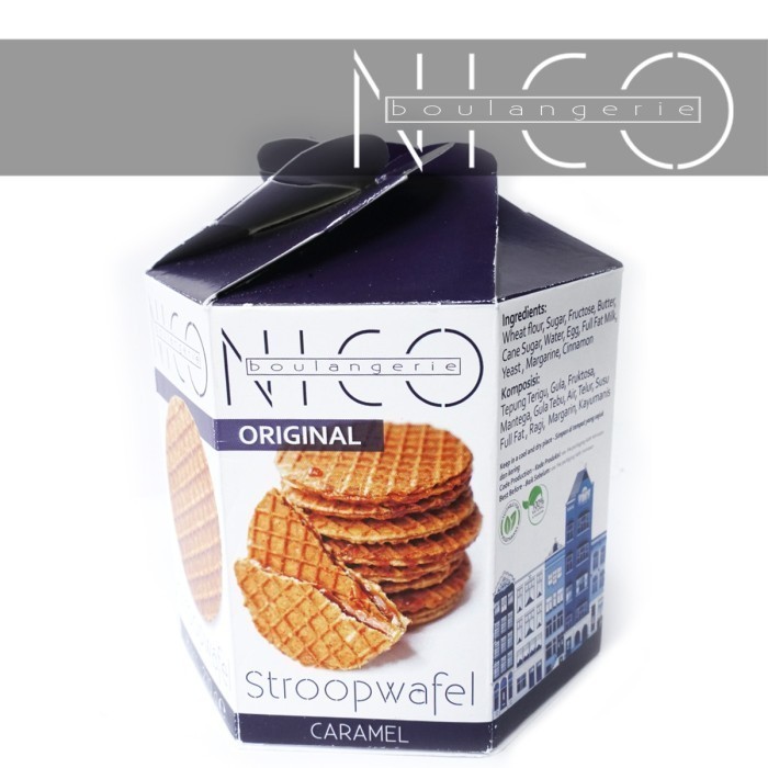 

AUR Traditional Stroopwafel - Dutch Delicacy with Caramel Syrup