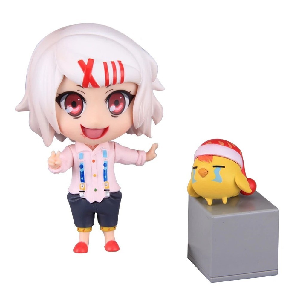 8CM Anime Ghoul JUZO SUZUYA Model Toy Gift Collection Action Figure Second Generation Gift Set Clear