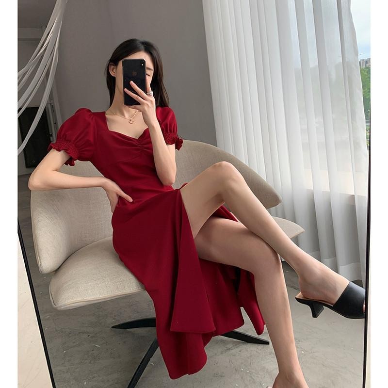 red dress vintage jumbo 4xl long black dress cocktail party big size sexy dress elegant casual dress