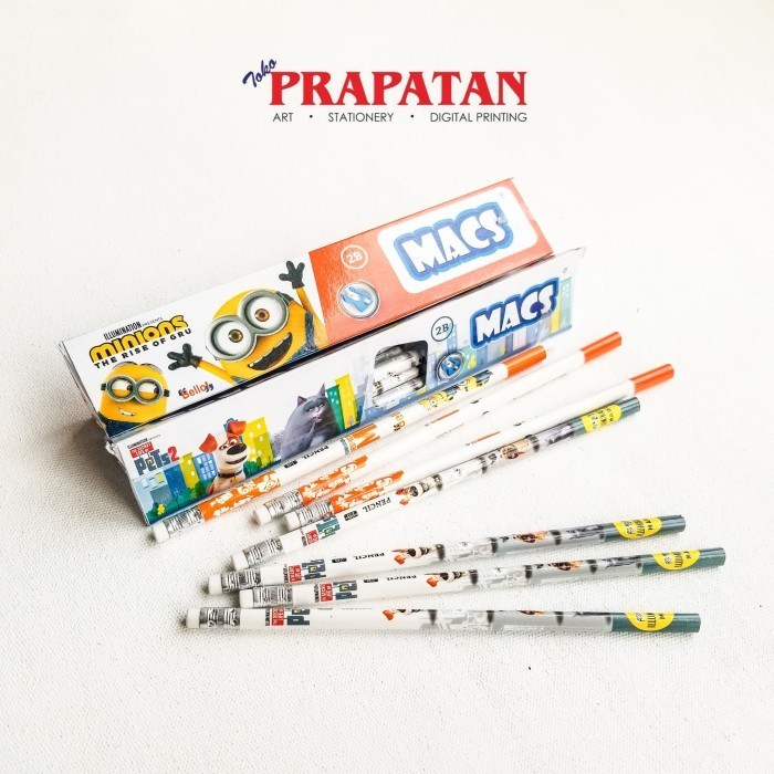 

Pensil Macs 2B 12pcs / Pencil - Life of Pets -YY41