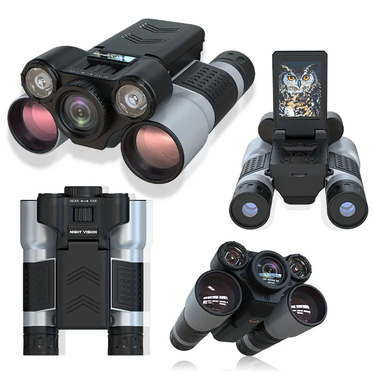 Kamera Perekam Inframerah Teropong Teleskop Berburu Penglihatan Malam Warna Penuh Fhd 1080P Infra Me