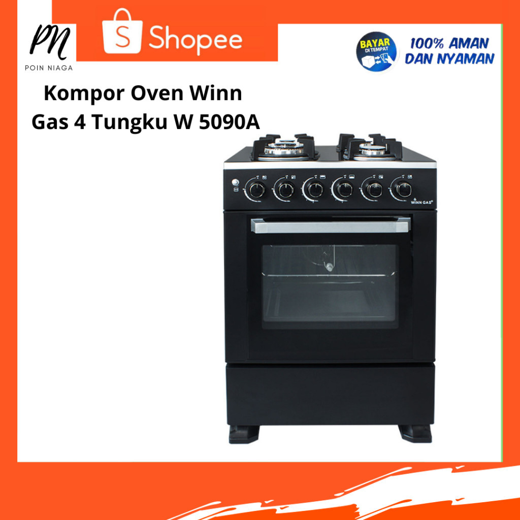 Kompor Oven Winn Gas 4 Tungku W 5090A terbaru