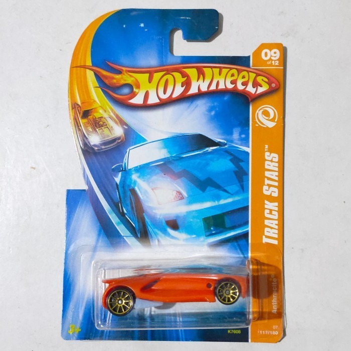 HW Hot Wheels Anthracite orange Track Stars 2007 -DD24