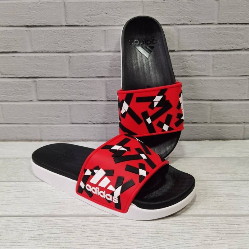 Sandal Pria Import Adidas Slide Adillete 100% Grade Original Vietnam Size 40 - 44