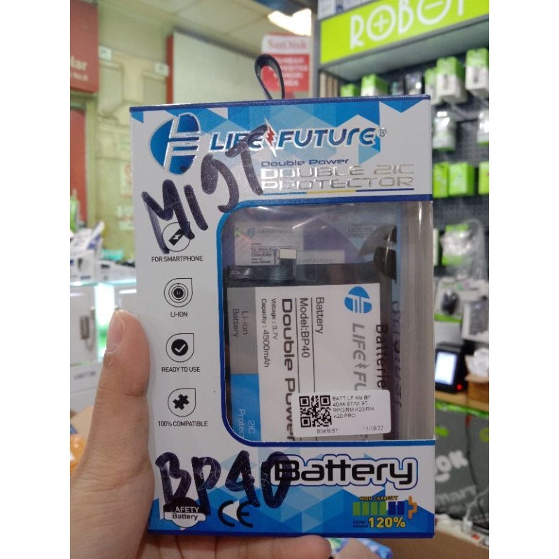 BATERAI LF MI 9T/MI 9 PRO BP40 DOUBLE POWER
