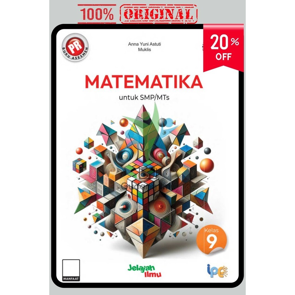 Buku Pr/Lks Kurmer Matematika Kelas 9/IX SMP/MTS Semester 1&2 Kurikulum Merdeka Intan pariwara Tahun