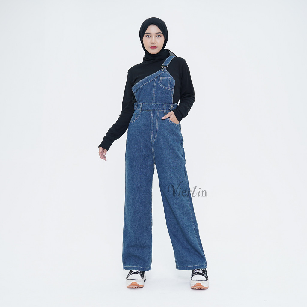 VIERLIN - Jumpsuit jeans 2078