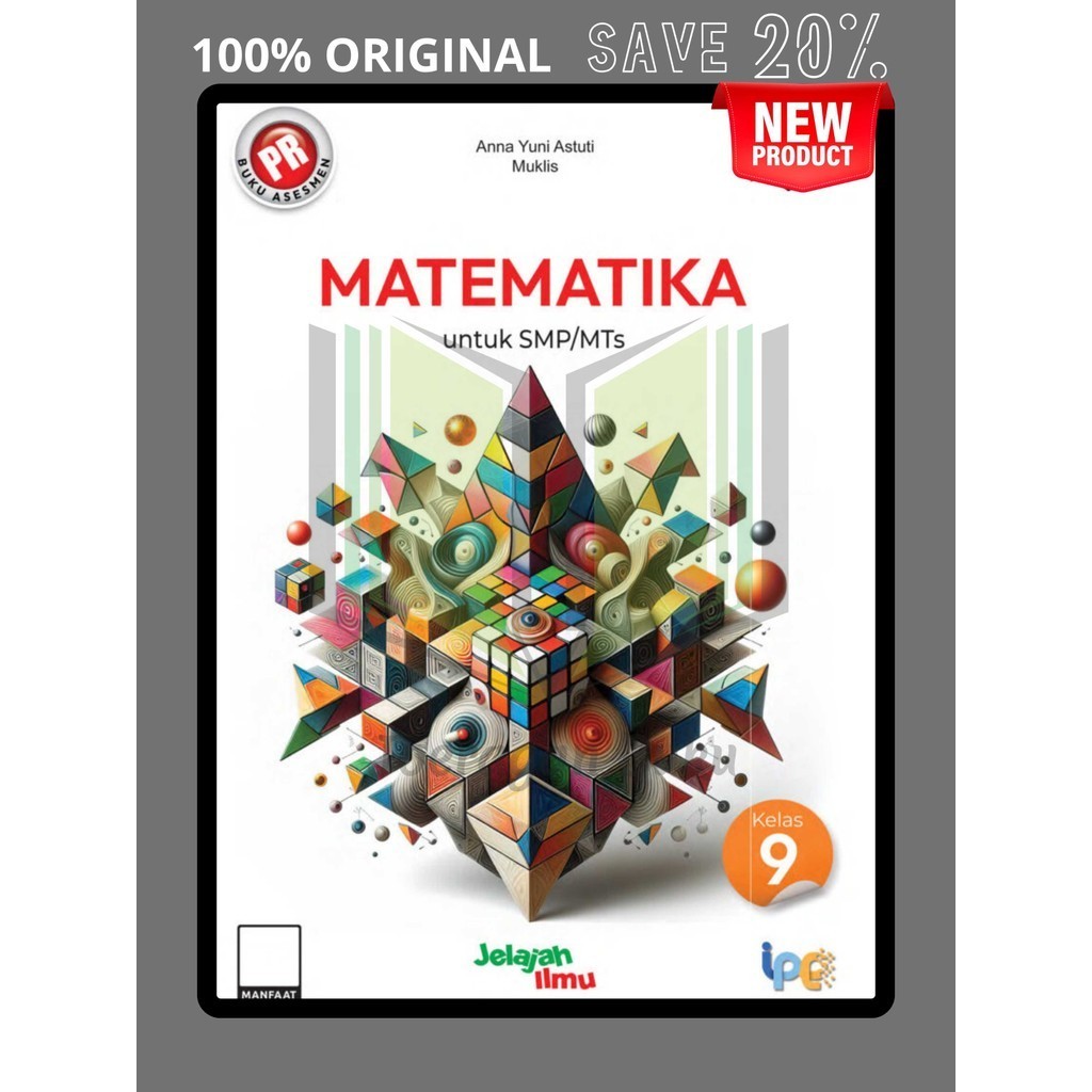 Buku Pr/Lks Kurmer Matematika Kelas 9/IX SMP/MTS Semester 1&2 Kurikulum Merdeka Intan pariwara Tahun