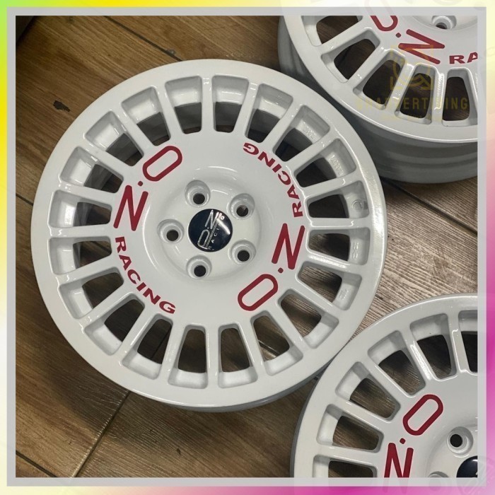 stiker velg mobil OZ Racing (piring) cutting sticker mobil velg