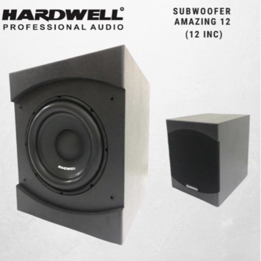 SUBWOOFER AKTIF HARDWELL 12 INCH AMAZING GARANSI RESMI