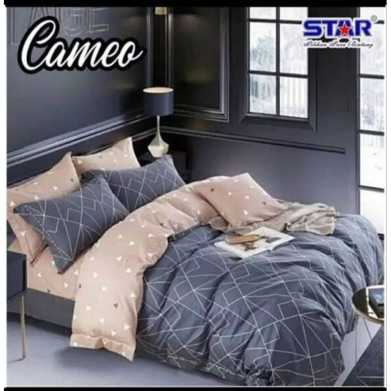 SPREI KATUN MOTIF (ABSTRAK) Kotak2 (ANTI GESER) HOMEMADE ALL SIZE CUSTOM