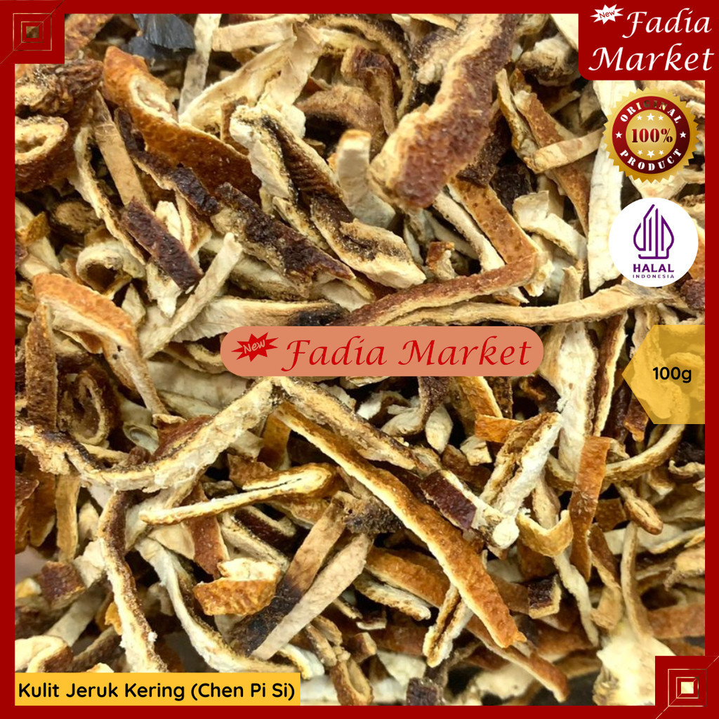 

Kulit Jeruk Kering Chen Pi Si Premium Orange Peel 100g
