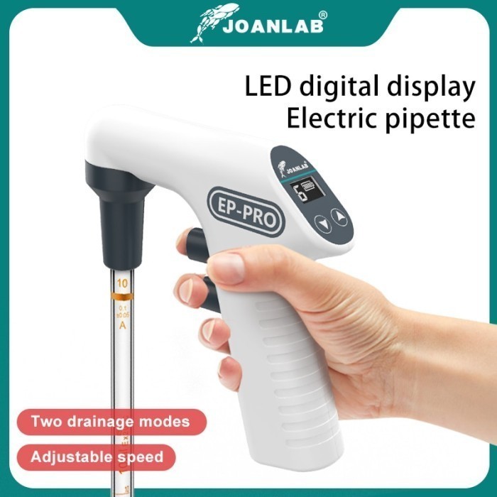 JOANLAB Electric Pipette Controller Large Volume Pipette 0.1-200ml