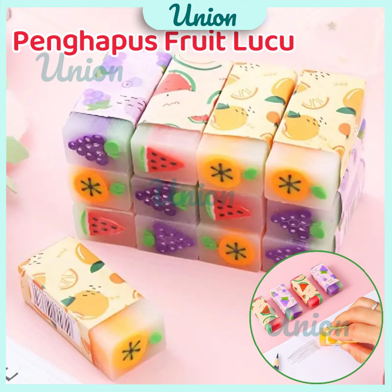 

UM Penghapus Fruit Lucu / Penghapus Pensil Motif Cartoon Little Dinosaur Eraser Learning / Penghapus Karakter Dinosaurus Sweet Eraser