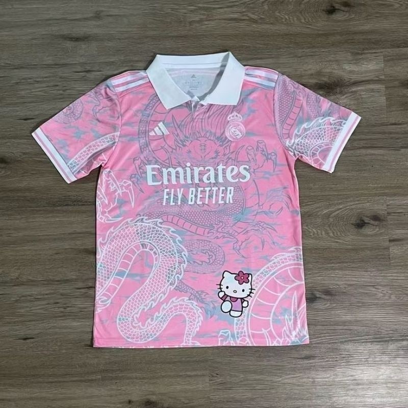 Jersey Madrid Dragon Hello kitty Full Printing Free Nameset