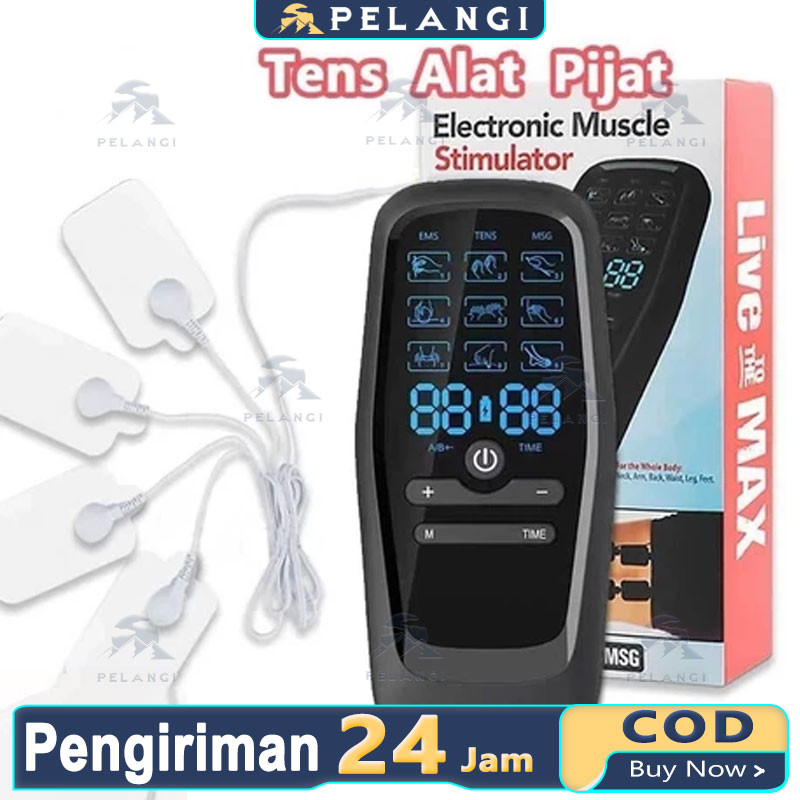 Pengisian Tens Alat Pijat Elektrik EMS Alat Terapi Stroke Stimulasi Otot Dengan Gel Pad