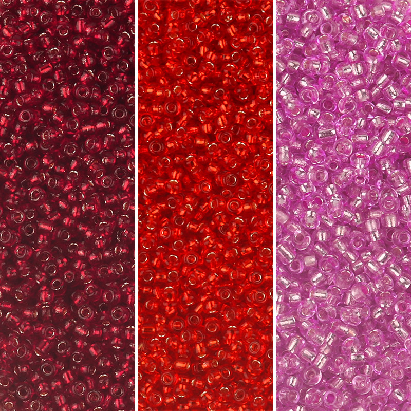 

5750Pcs/Lot 2mm 20Colors Spacer Red Glass Bead For Handmade DIY Making Necklace Bracelet Jewelry Accessories