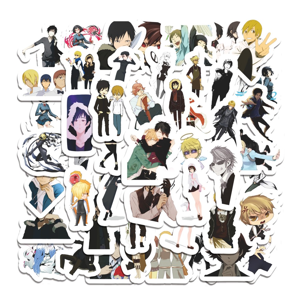 

COD 50 Pcs Stiker Durarara!! Lucu Anti Air Untuk Dekorasi Notebook Sepeda Skateboard Handphone