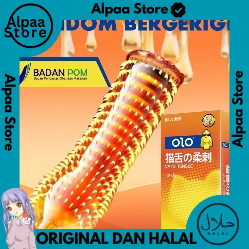 KODE 75ZX Getar Produk  Bisa COD Bahan Iclik mu Woo Kuy di order!! Kondom gerigii besar silicon berg