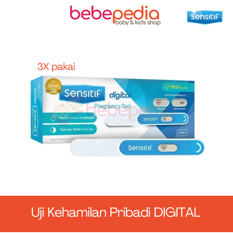 Sensitif Digital 3 Kali Pakai - Test Kehamilan Test Pack Test Hamil