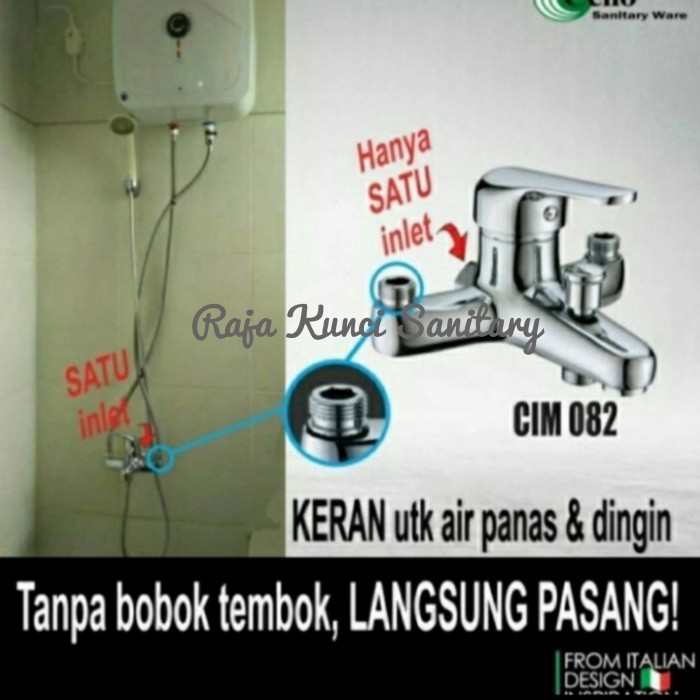 Kran Bathup tanpa Bobok CELLO CIM 082/Kran Gantung/Kran Mixer/CIM082 - Cello CIM 082 worikateid