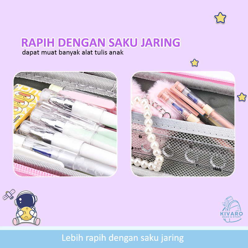 

Kotak Pensil Anak Perempuan Laki Laki Tempat Pensil Kartun 3D Timbul Motif Lucu PC1 Kivaro