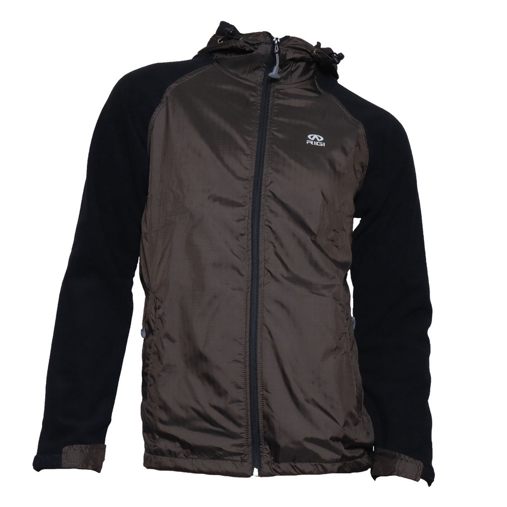 RIGI Jaket Gunung / Jaket Hiking / Jaket Pendaki Fleece Tebal Hangat / Windproof Anti Angin Pria Spe