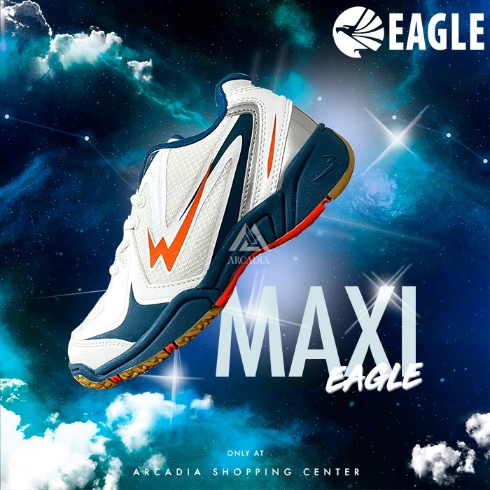 EAGLE MAXI SEPATU BADMINTON OLAHRAGA PRIA      ARCADIA SPORT LAMPUNG