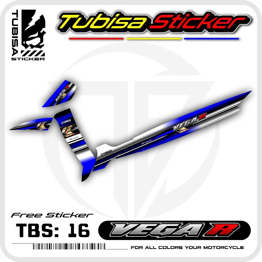 Sticker Striping Variasi Vega R Lama Stiker Striping Motor Vega R Lama Motif Racing