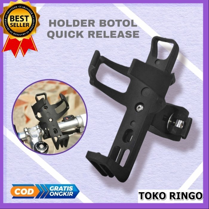 Holder botol minum sepeda quick release 360 ° air cage seatpost stang